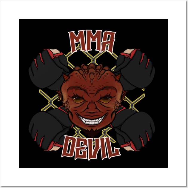 MMA Devil Wall Art by RampArt